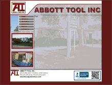 Tablet Screenshot of abbotttool.com